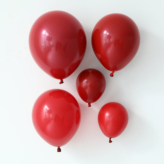 50pcs Double Layer Red Balloon Pearl Latex Balloons Chrome Air Balloons Globos Wedding Valentine&